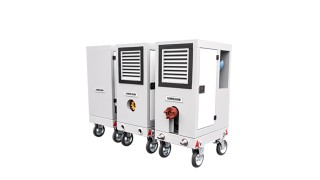 Liftdə daşınmaq üçün üç hissəyə bölünən bölmə